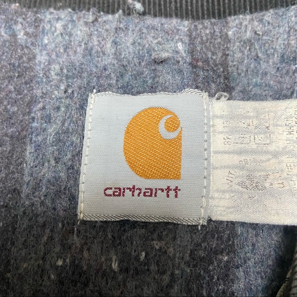 🚨SOLD Vintage Carhartt Lined Mens Jacket Size 2XL JB142 Rare Chore Coat Outdoor - Picture 3 of 8